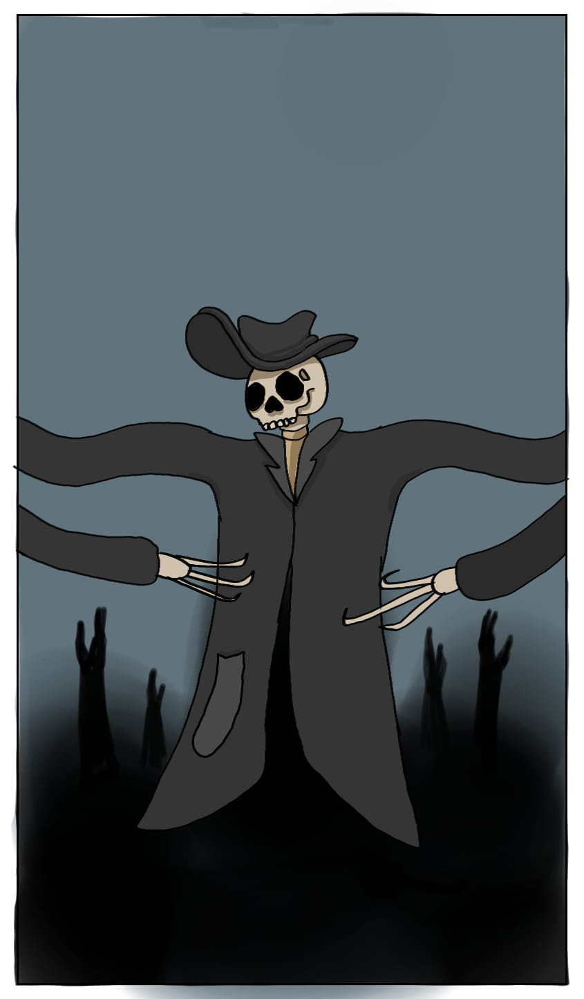 The Veil Tarot crow figure